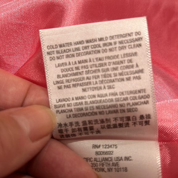 Juicy Couture Black Label Pink Lemonade Pearl Rhinestone Embellished Jac… - Picture 9 of 16